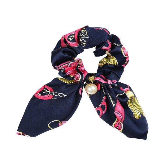 Equestrian Scrunchie | Navy Blue