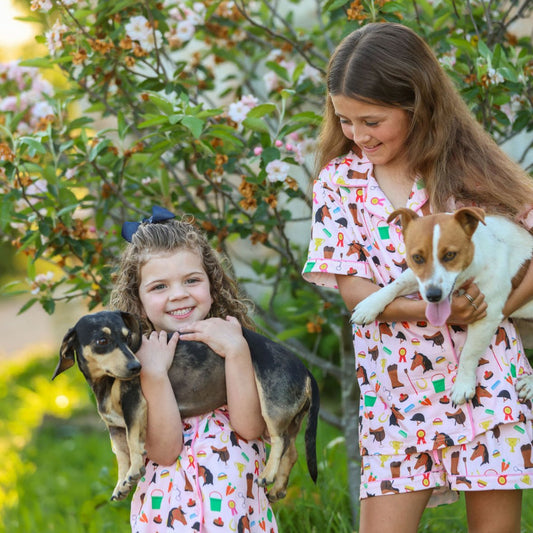 Gallops to Garlands Girls Pyjamas by Ippico