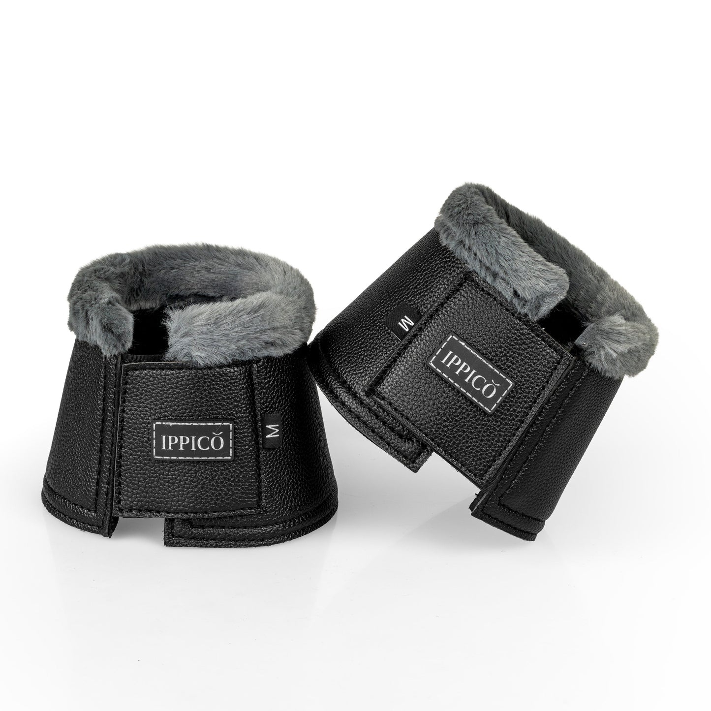 Liscio | Fur Lined Bell Boots | Black
