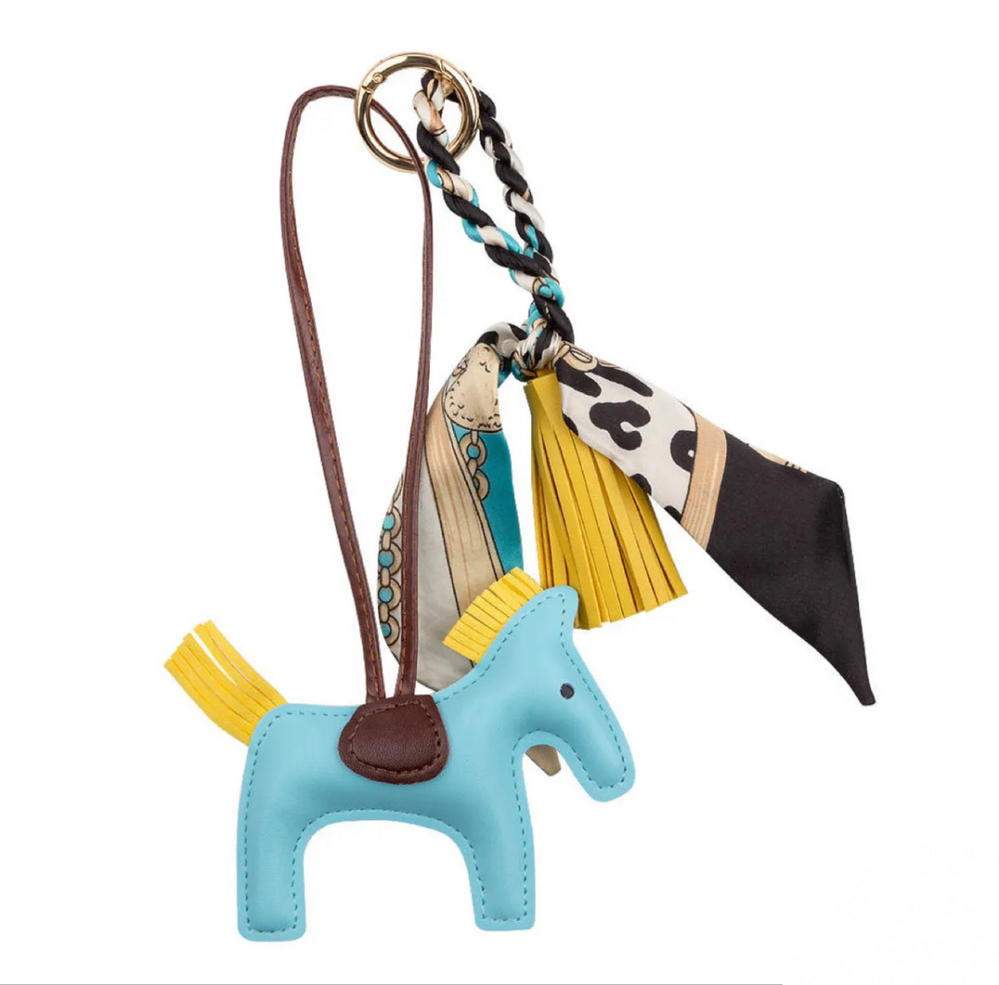 Deluxe Pony Keyring | Cyan Blue